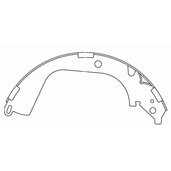 Centric Parts Centric Brake Shoes, 111.09590 111.09590 - main